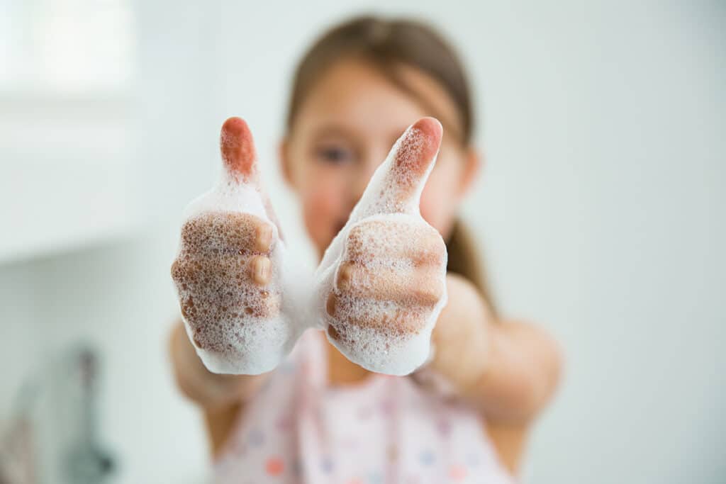 Germs Are Gone! Thanks To Frequent Handwashing