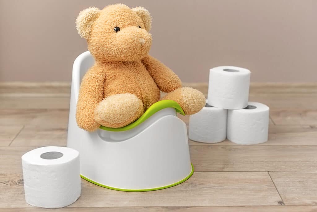 LOOK – I CAN USE THE POTTY ALL BY MYSELF!